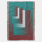 Aquamarine bordeauxfarbene Fenster Decke (Vorderseite Vertikal)