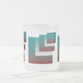 Aquamarine bordeauxfarbene Fenster Mattglastasse (Mittel)