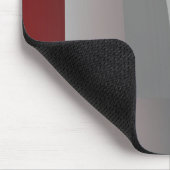 Aquamarine bordeauxfarbene Seiten Mousepad (Ecke)