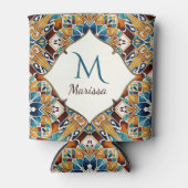 Aquamarine Brauntalkräfte von Talavera bridesmaier Dosenkühler (Vorderseite)