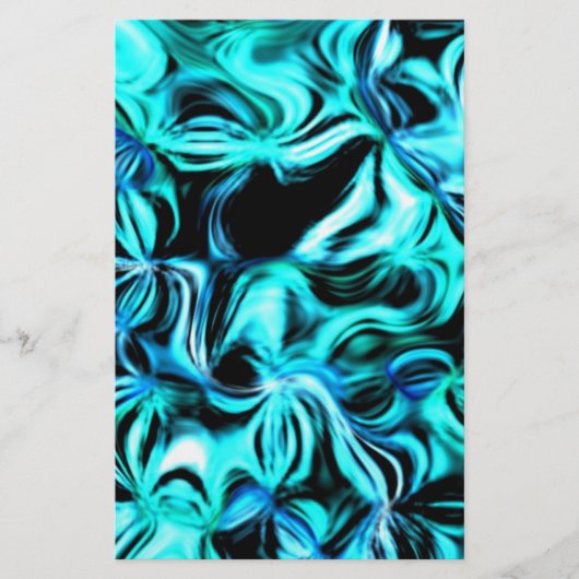 Aquamarine Briefpapier (Vorderseite)