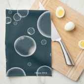 Aquamarine Bubbles Küche Handtuch Wohngestaltung (Viertel Falte)