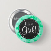 Aquamarine-Camouflage; Camouflage; Retro-Chalkboar Button (Vorne & Hinten)