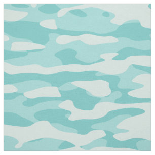 Aquamarine Camouflage Stoff