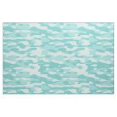 Aquamarine Camouflage Stoff (Fat Quarter (45,7 x 55,9 cm))