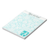 Aquamarine Chemie Notizblock (Rotiert)