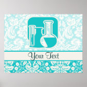 Aquamarine Chemie Poster (Vorne)