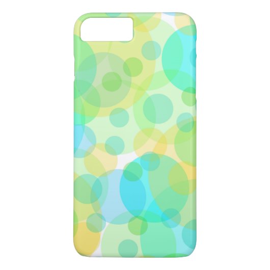 Aquamarine Circles Bubbles Spaß Whimsikart Case-Mate iPhone Hülle (Rückseite)