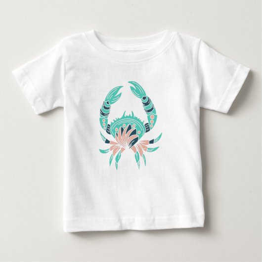 Aquamarine Crab Ocean Lover T - Shirt (Vorderseite)