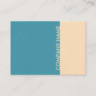 Aquamarine Creme Visitenkarte