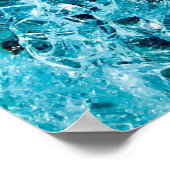 Aquamarine Darstellung Poster (Ecke)