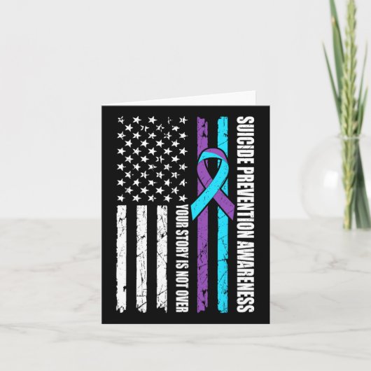 Aquamarine der monatlichen Flagge zur Prävention v Karte (Vorderseite)