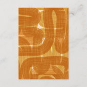 Aquamarine Details zu Retro-Bögen und -Linien Begleitkarte (Rückseite)