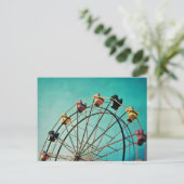 Aquamarine Dream - Carnival Photograph Postcard Postkarte (Stehend Vorderseite)