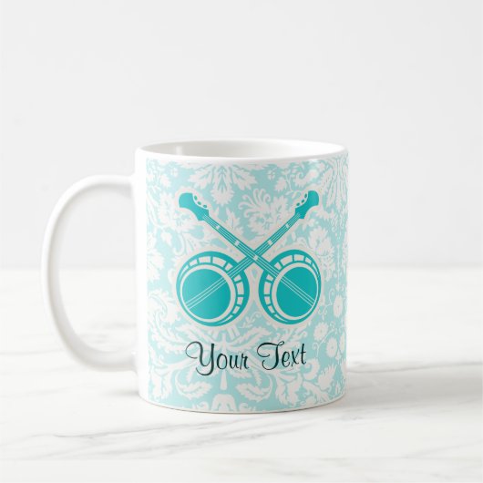 Aquamarine Duellbanjos Kaffeetasse (Links)