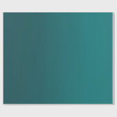 Aquamarine dunkelgesättigte Intensität Geschenkpapier (Flach)