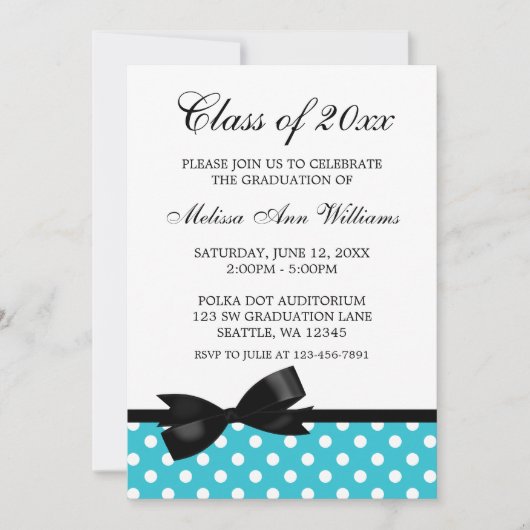 Aquamarine Einladung (Vorderseite)