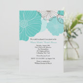 Aquamarine Einladung (Stehend Vorderseite)