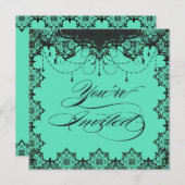 Aquamarine Einladung zu einem romantischen Abend (Vorne/Hinten)