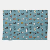 Aquamarine Elementartiere Geschirrtuch (Horizontal)