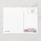 Aquamarine Eve Celestie Fee Fairy Fantasy Kunst, D Postkarte (Rückseite)