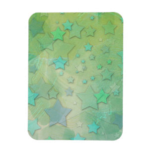 Aquamarine Fantasy Stars Magnet