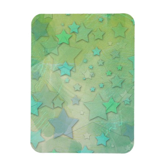 Aquamarine Fantasy Stars Magnet (Vertikal)
