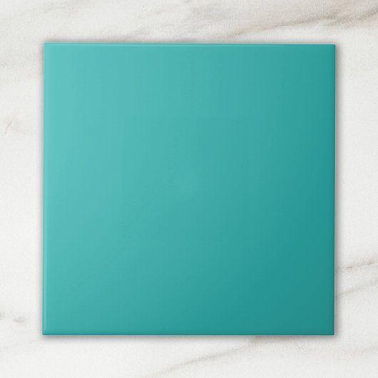 Aquamarine Farbe Fliese