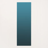 Aquamarine Farbfarbe Yogamatte (Rückseite)