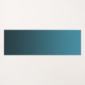 Aquamarine Farbfarbe Yogamatte (Vorderseite (Horizontal))