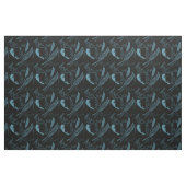 Aquamarine Federn Stoff (Fat Quarter (45,7 x 55,9 cm))