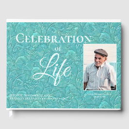 Aquamarine Feier Foto Gästebuch