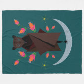 Aquamarine Fleecedecke (3 Größen) (Vorderseite (Horizontal))