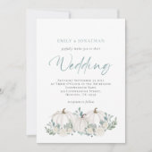 Aquamarine Foliage Einladung (Vorderseite)