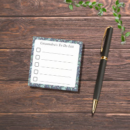 Aquamarine Foliage-Klebestücke in blau Post-it Klebezettel