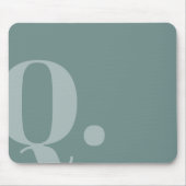 Aquamarine Form Mousepad (Vorne)