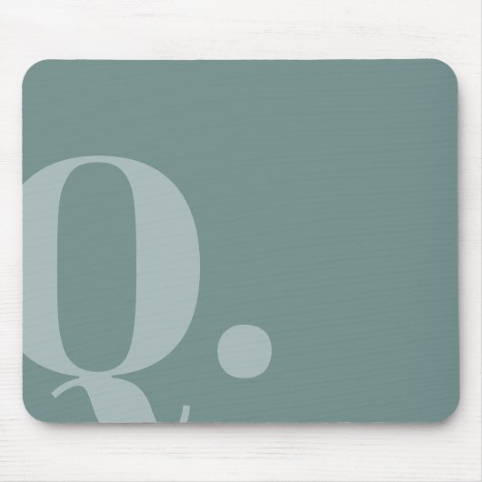 Aquamarine Form Mousepad (Vorne)