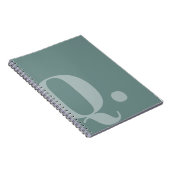 Aquamarine Form Notizblock (Rechte Seite)