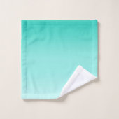 aquamarine, frisch abgestufte Niveaus Badhandtuch Set (Waschlappen)