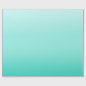 aquamarine, frisch abgestufte Niveaus Geschenkpapier (Flach)