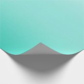 aquamarine, frisch abgestufte Niveaus Geschenkpapier (Ecke)