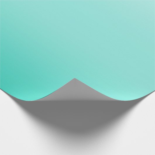 aquamarine, frisch abgestufte Niveaus Geschenkpapier (Ecke)