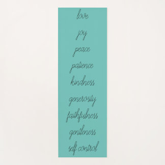 Aquamarine Frucht des Geistes  Yogamatte