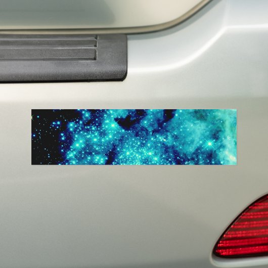 Aquamarine Galaxie Autoaufkleber (Auf Auto)