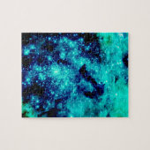 Aquamarine Galaxie Puzzle (Horizontal)