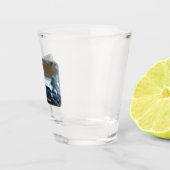 Aquamarine Gem Shotglas Schnapsglas (Rechts)