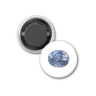 Aquamarine Gemstone Sky Blue Magnet