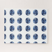 Aquamarine Gemstone Sky Blue Puzzle (Horizontal)