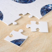 Aquamarine Gemstone Sky Blue Puzzle (Seite)