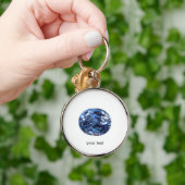 Aquamarine Gemstone, Sky Blue Schlüsselanhänger (Hand)